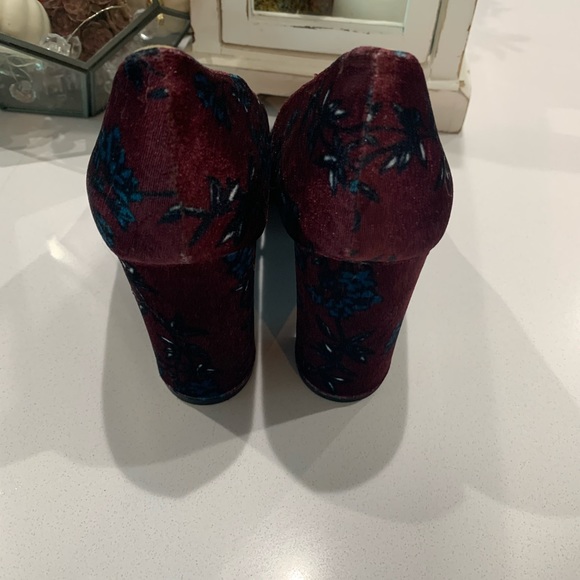 Libby Edelman velvet chunky heel 9.5 - Picture 4 of 7